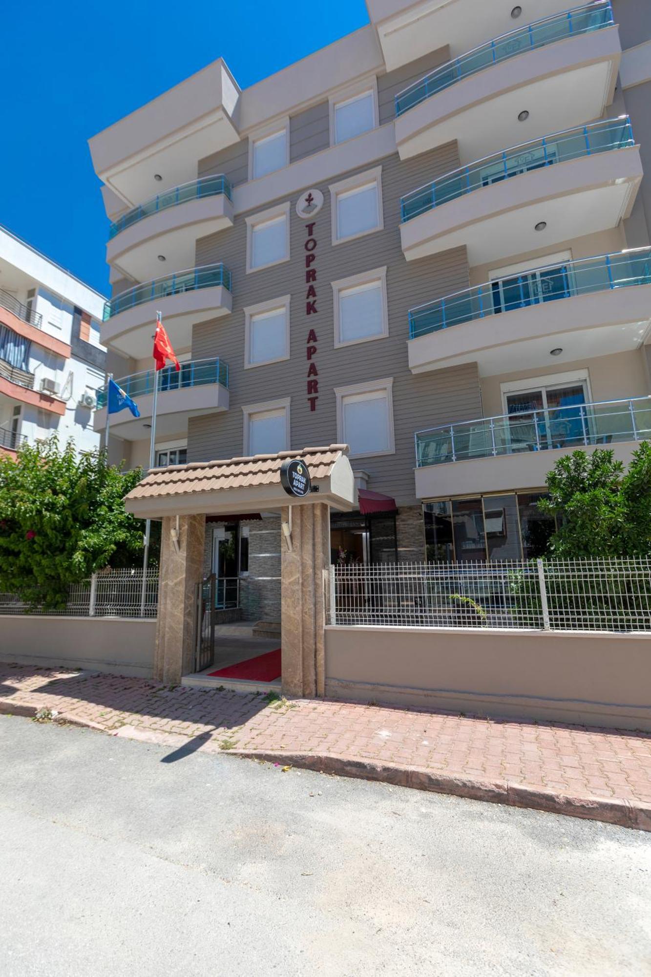 Toprak Apart Otel 安塔利亚 外观 照片